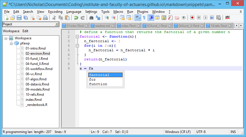 \label{fig:figs}Autocomplete suggests words based on the code so far